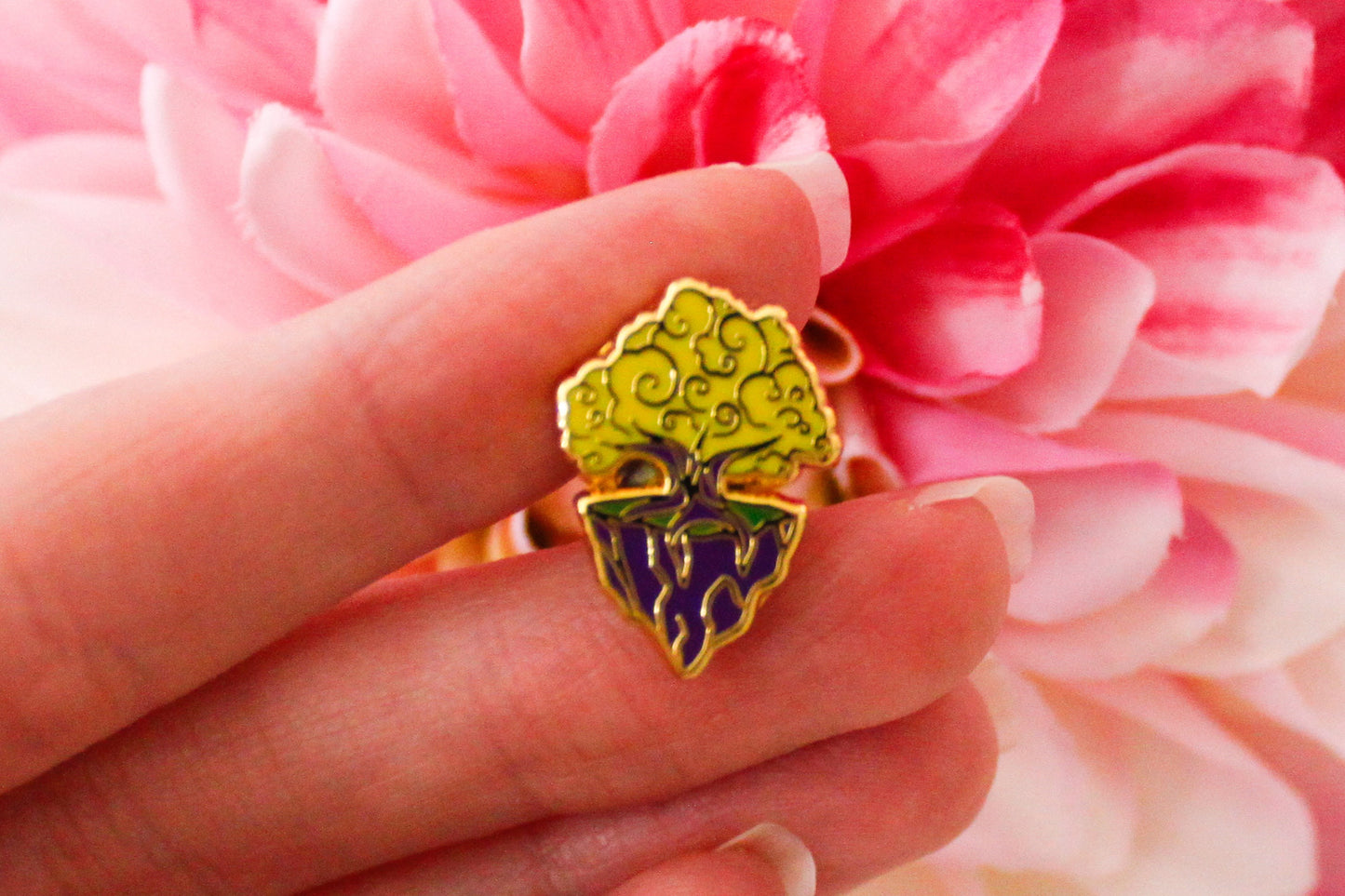 Gold Ocean of Sky Floating Islands Hard Enamel Mini Pin Set - Day Version