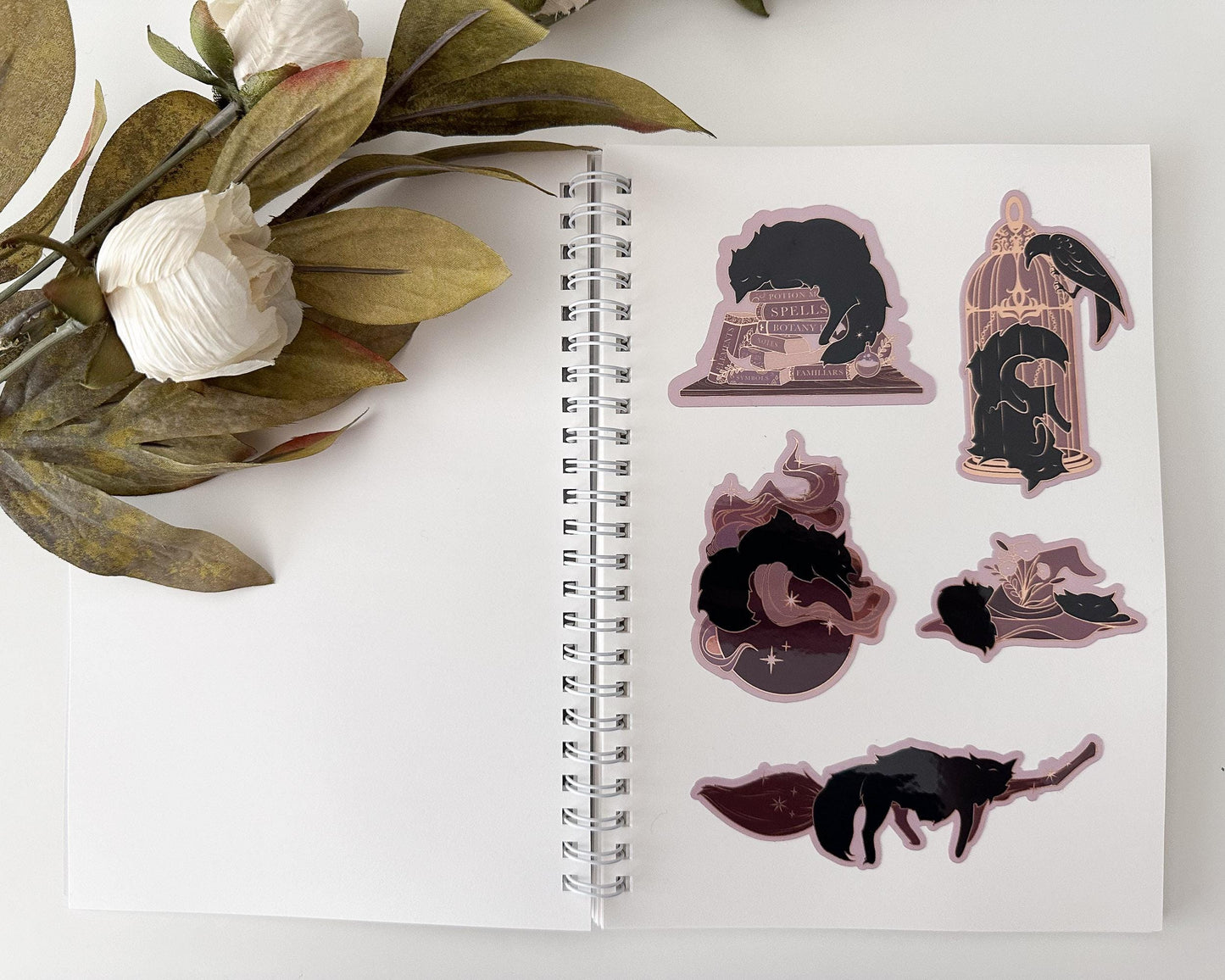 Woodland Dragon A5 Reusable Sticker Collecting Book - Sticker Paper Album