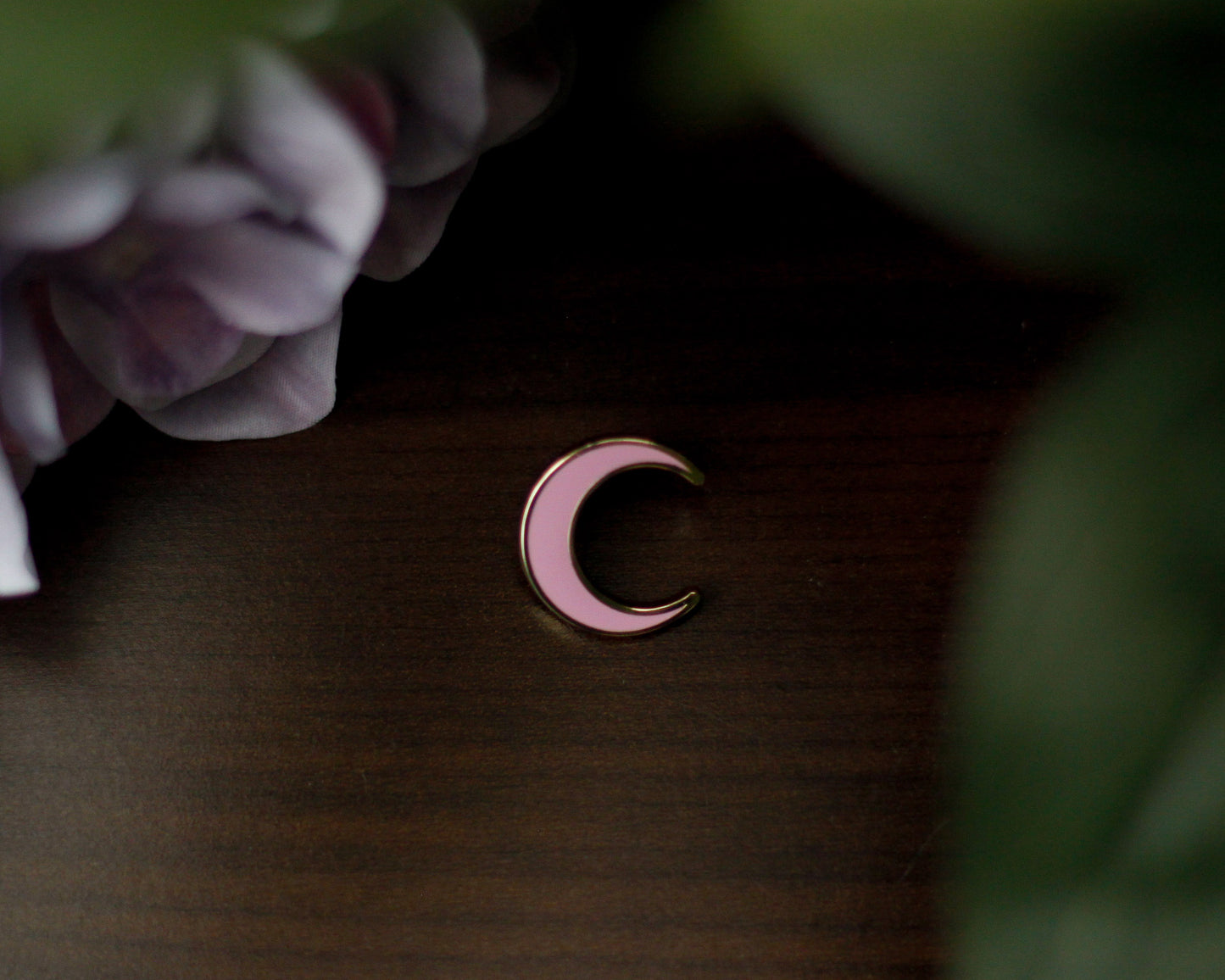 Moon - BLOOM Edition - A Tea Party with Dragons: Midnight Soiree Gold Hard Enamel Pin