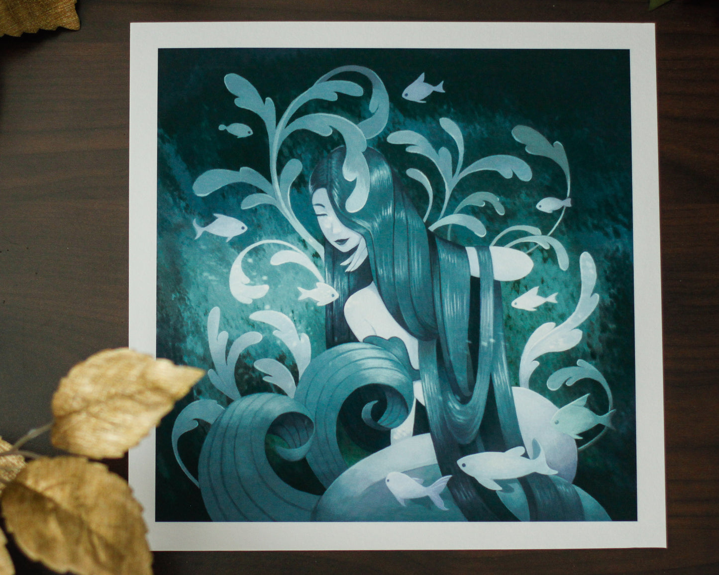 Lady of the Lake Fine Art Print | 8.5x8.5
