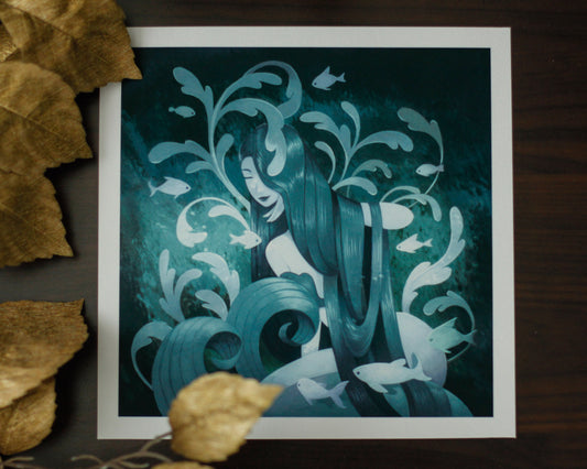 Lady of the Lake Fine Art Print | 8.5x8.5