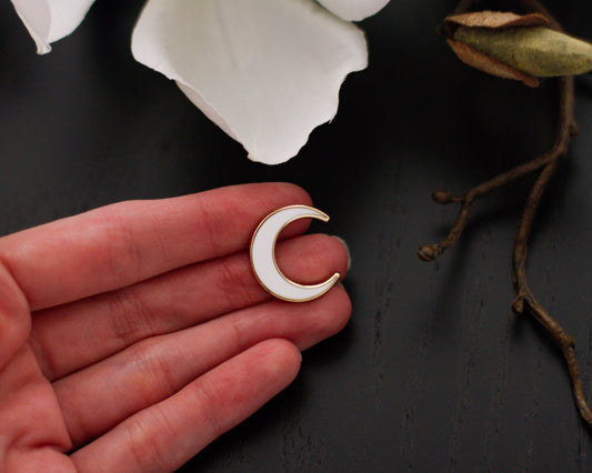 Moon - SUMMER Edition - A Tea Party with Dragons: Midnight Soiree Gold Hard Enamel Pin