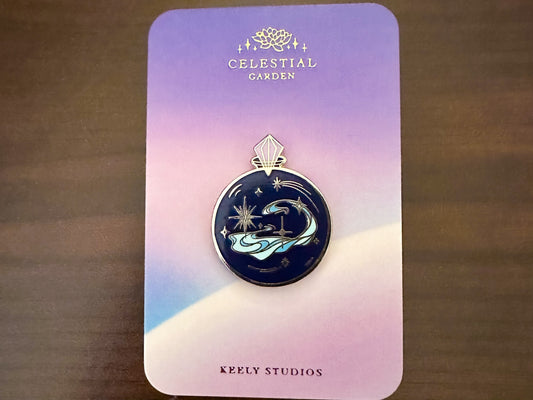 Gold Celestial Garden Starlight Potion Hard Enamel Pin