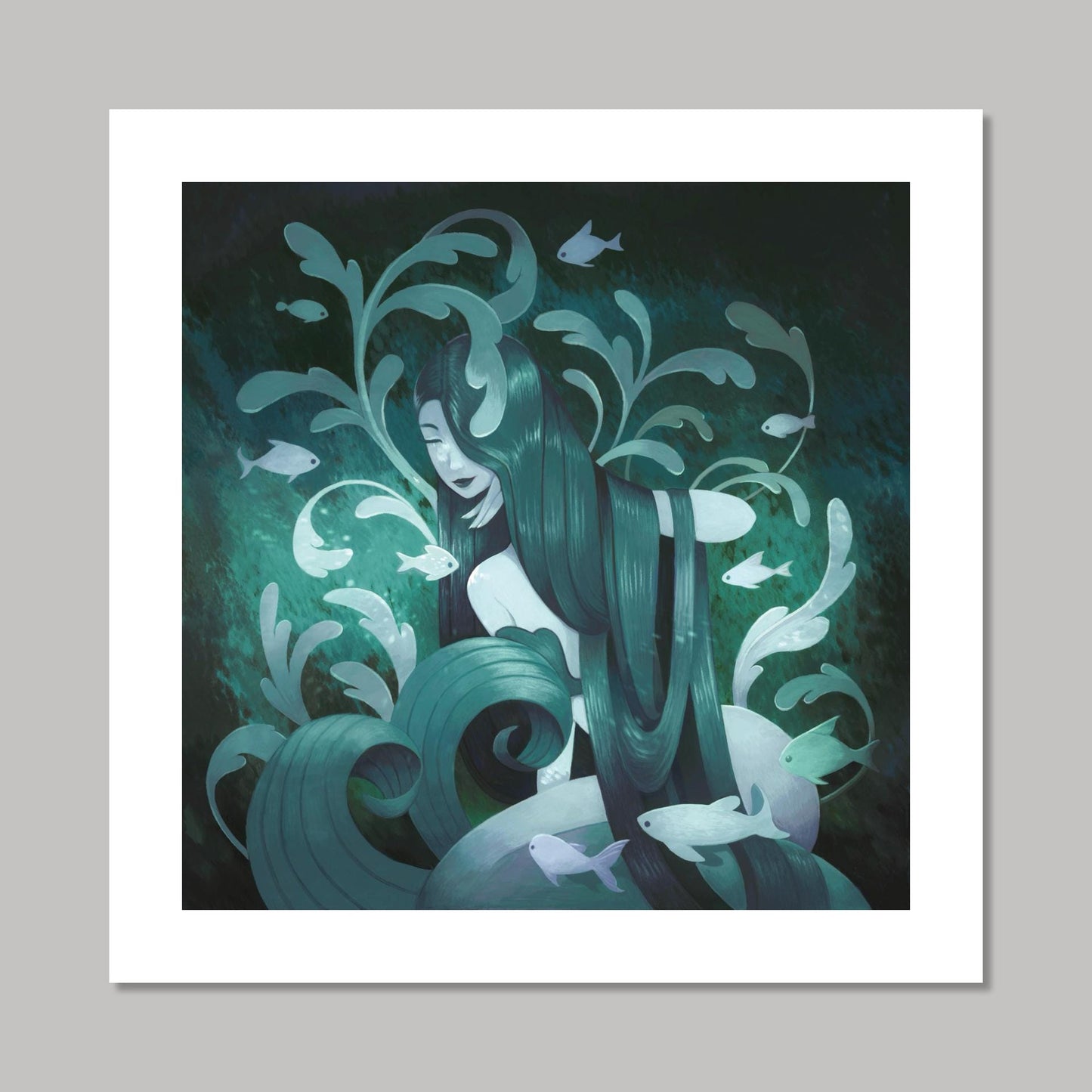 Lady of the Lake Fine Art Print | Archival Fantasy Art Print