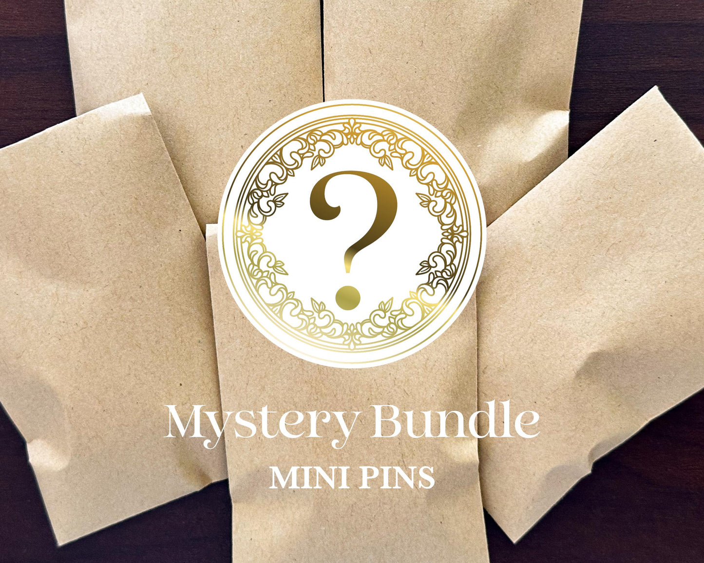 Mystery Bundle - Mini Pins - 5 Mini Pins per Bag - Keely Studios