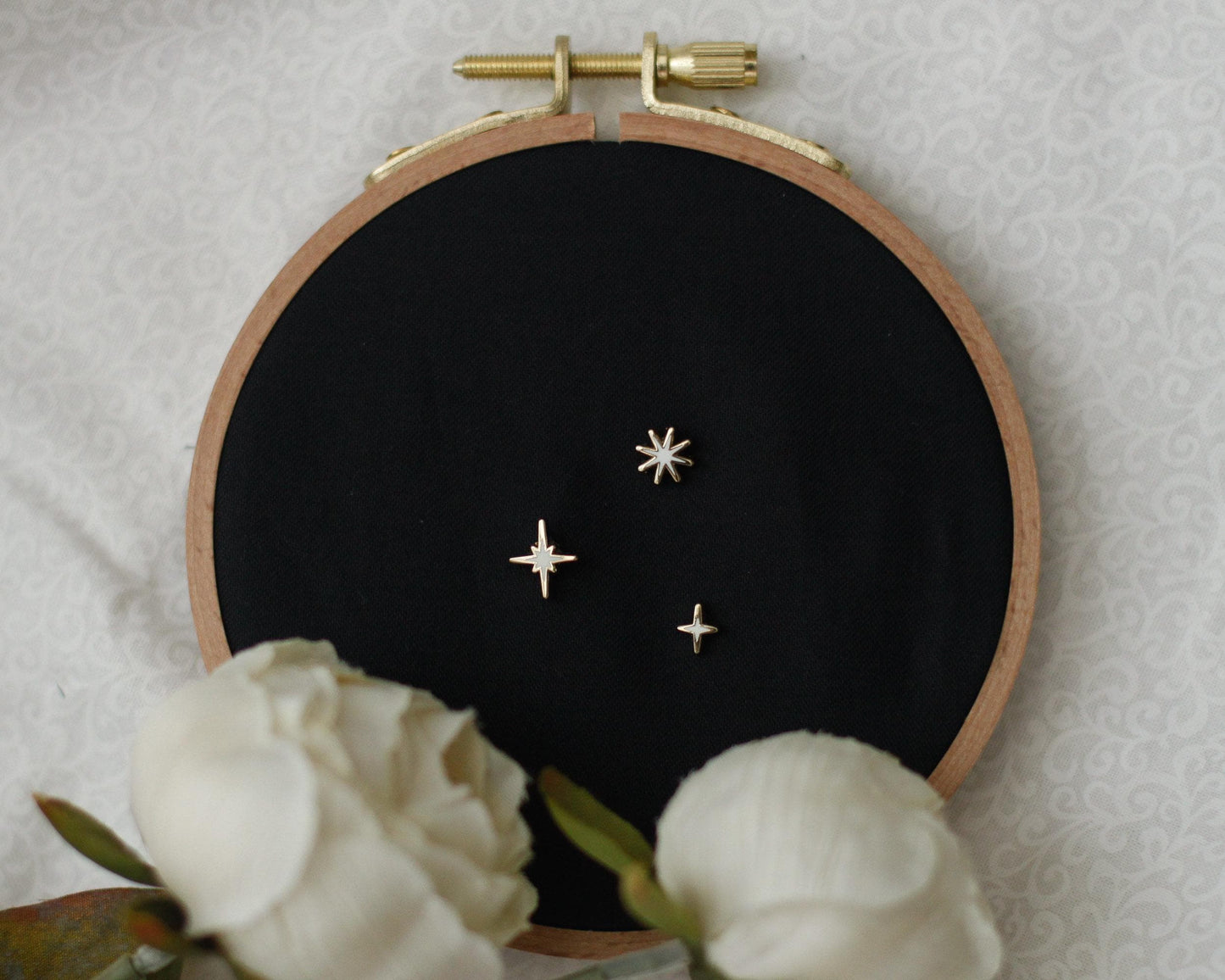 Sparkles Mini Pin Set - SUMMER Edition - A Tea Party with Dragons: Midnight Soiree Gold Hard Enamel Pins - Keely Studios