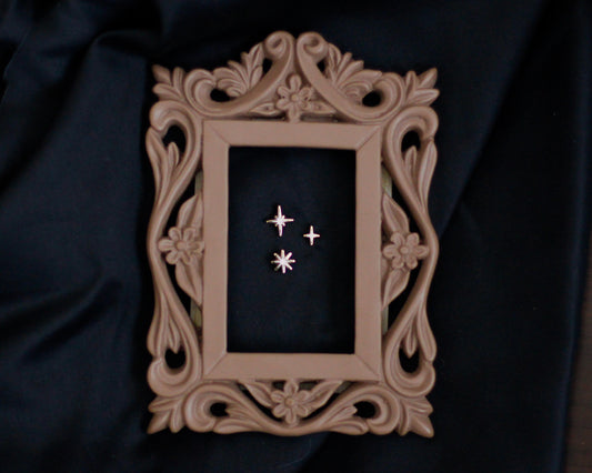 Sparkles Mini Pin Set - Sleepy Cat Familiar Collection -  Gold Hard Enamel Pins