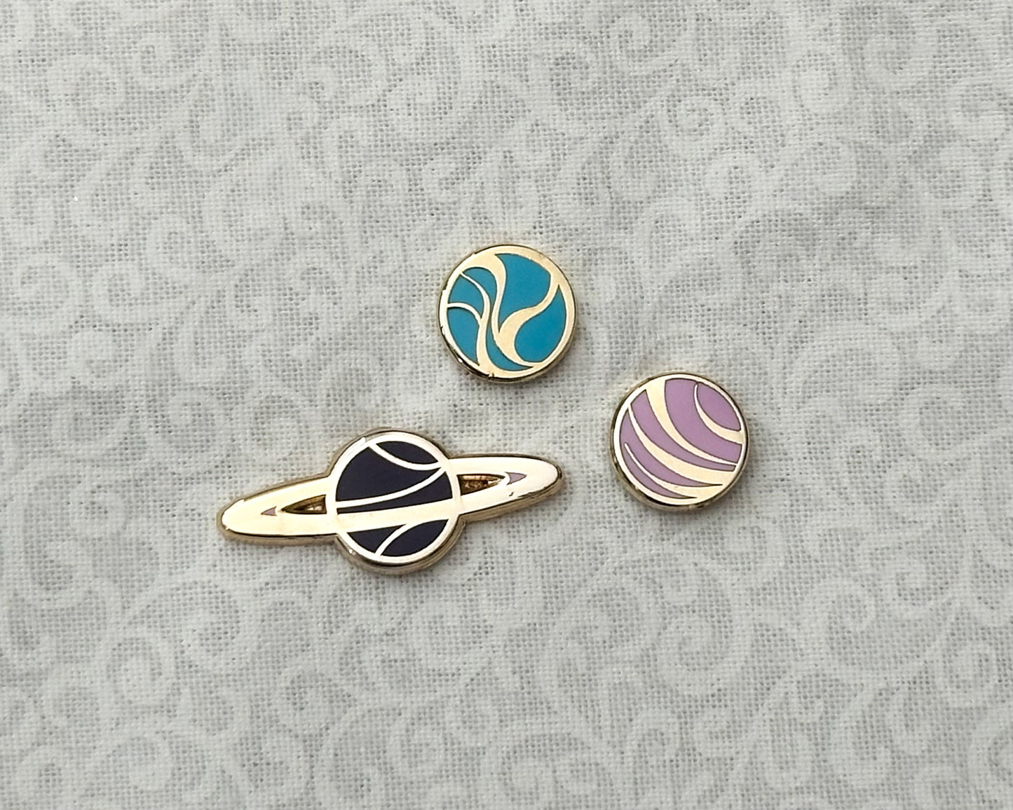 OOPSIE Set | Gold Celestial Garden Planet Mini Pin Set
