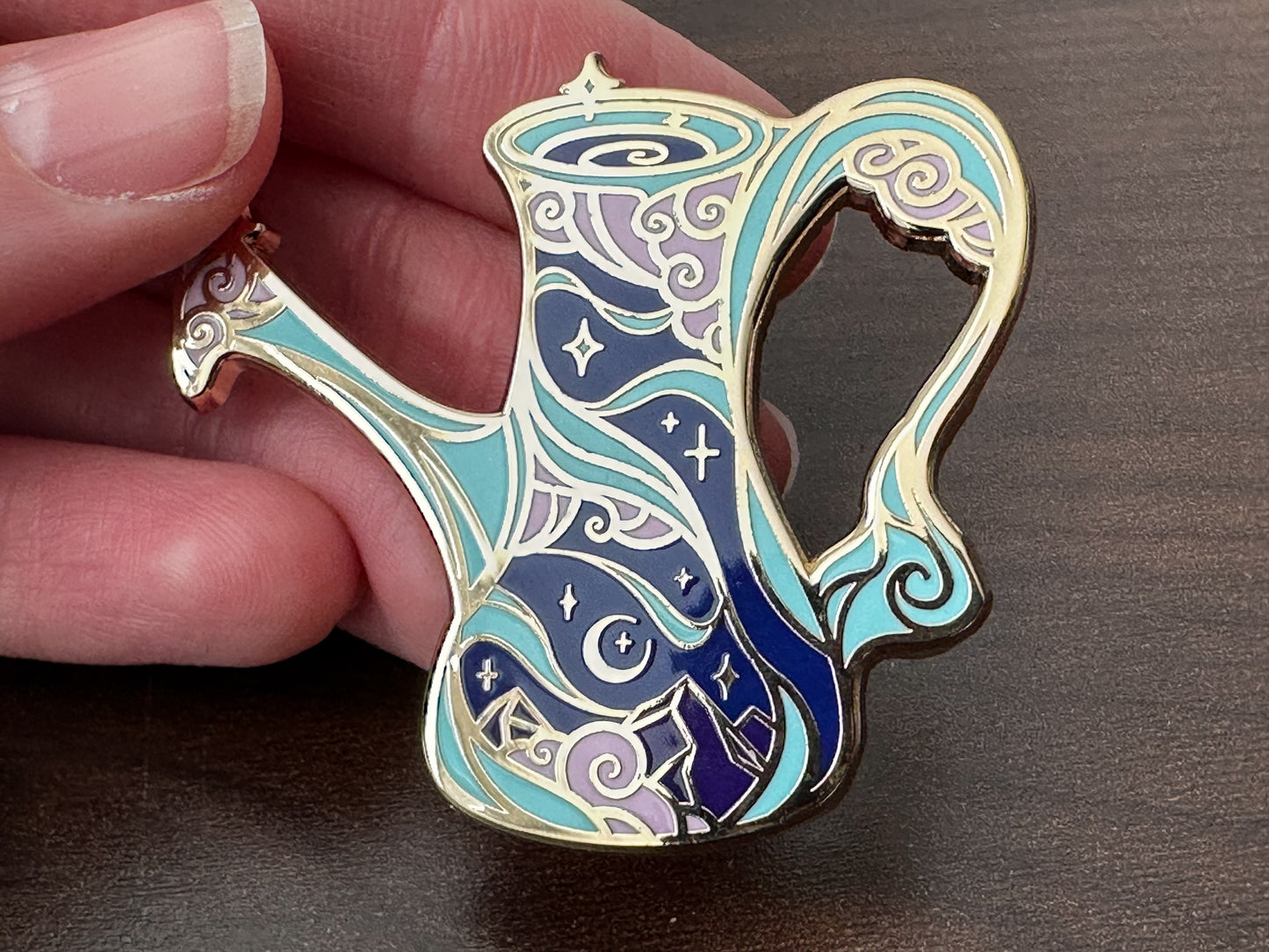 DEFECTIVE Pin | Gold Hard Enamel Pin with Manufacturing Defects