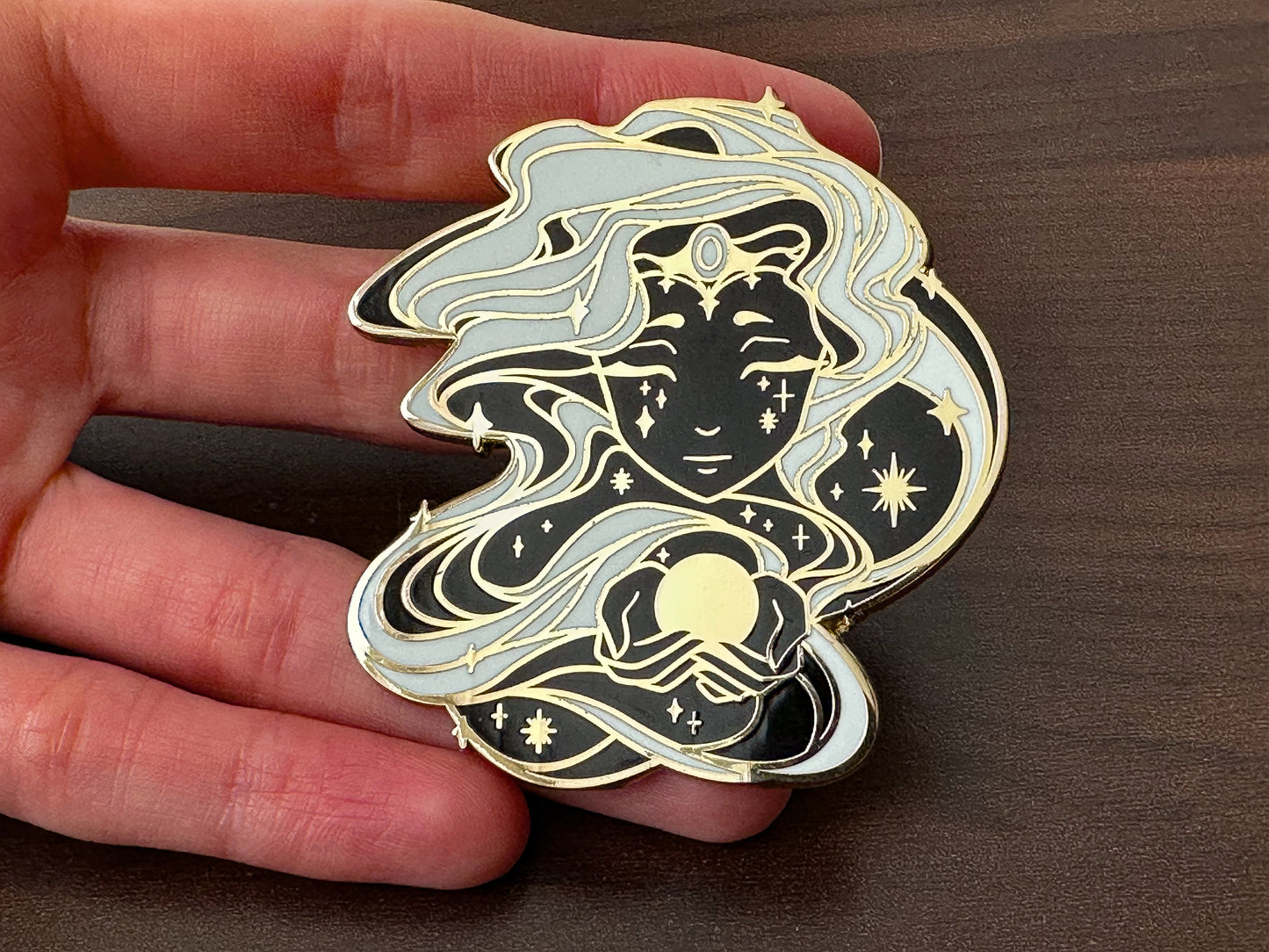 DEFECTIVE Pin | Gold Hard Enamel Pin with Manufacturing Defects