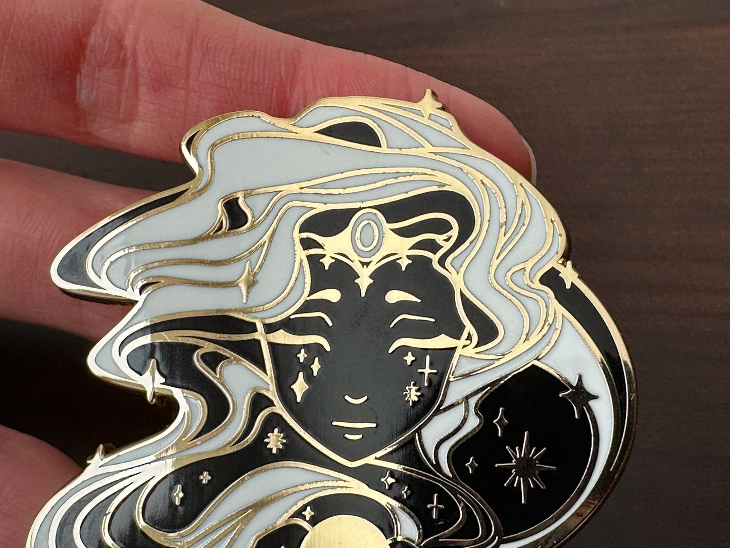 DEFECTIVE Pin | Gold Hard Enamel Pin with Manufacturing Defects