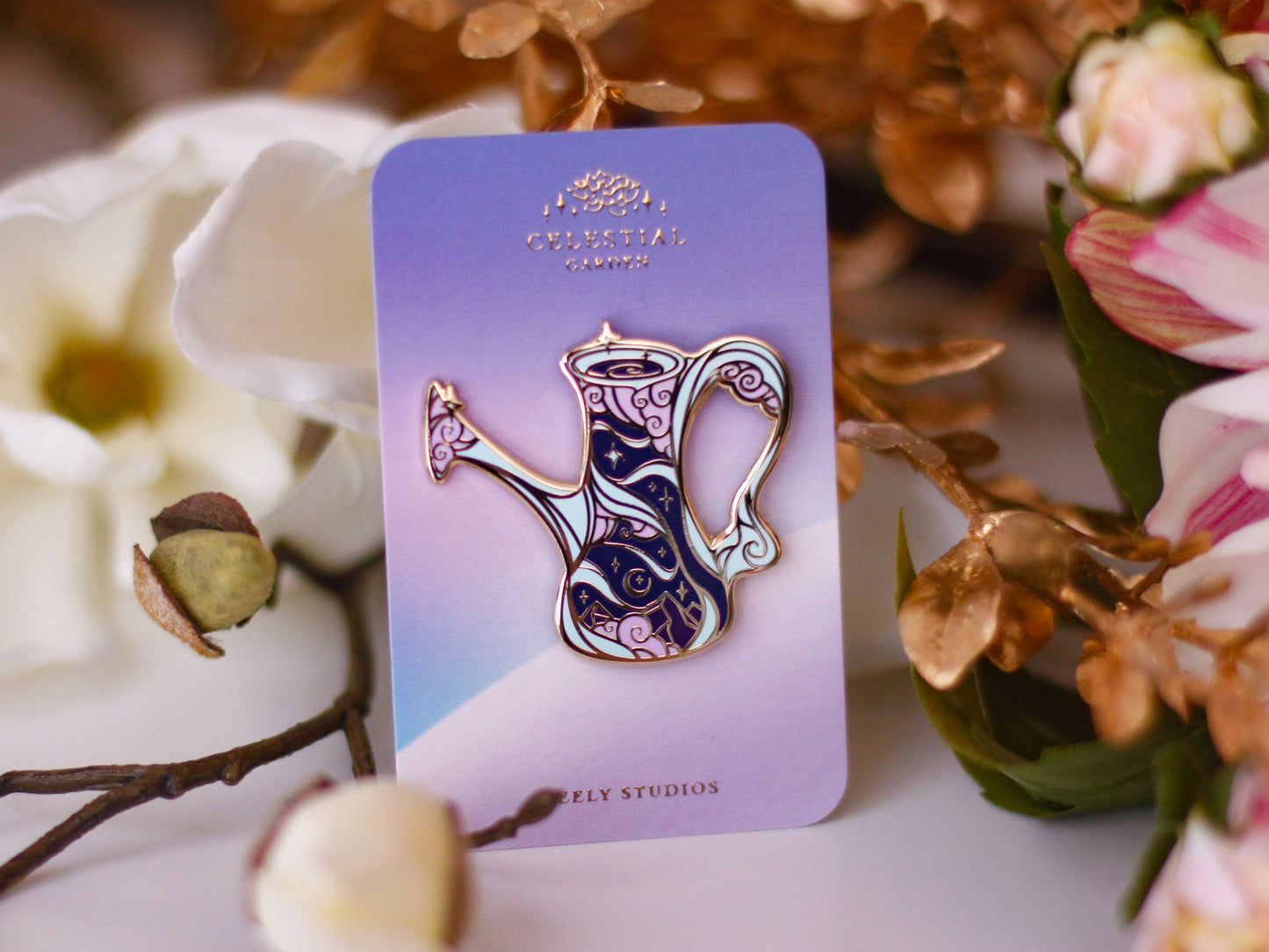 SECONDS BUNDLE | Gold Celestial Gardening Supplies Hard Enamel Pins