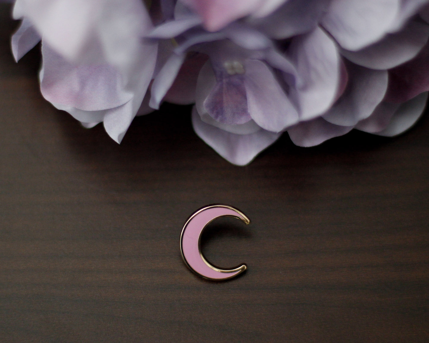 Moon - BLOOM Edition - A Tea Party with Dragons: Midnight Soiree  Gold Hard Enamel Pin