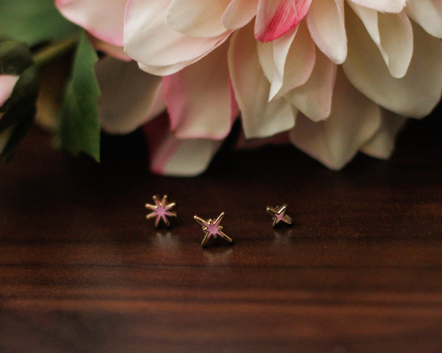 Sparkles Mini Pin Set - BLOOM Edition - A Tea Party with Dragons: Midnight Soiree  Gold Hard Enamel Pins