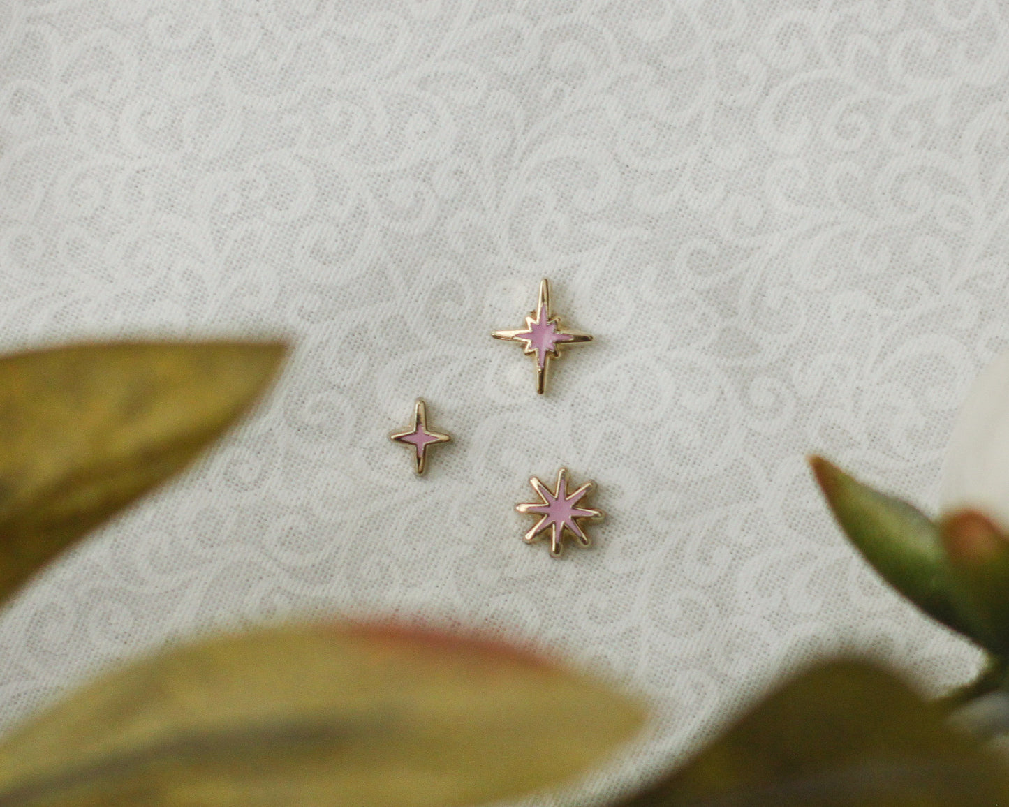 Sparkles Mini Pin Set - BLOOM Edition - A Tea Party with Dragons: Midnight Soiree  Gold Hard Enamel Pins