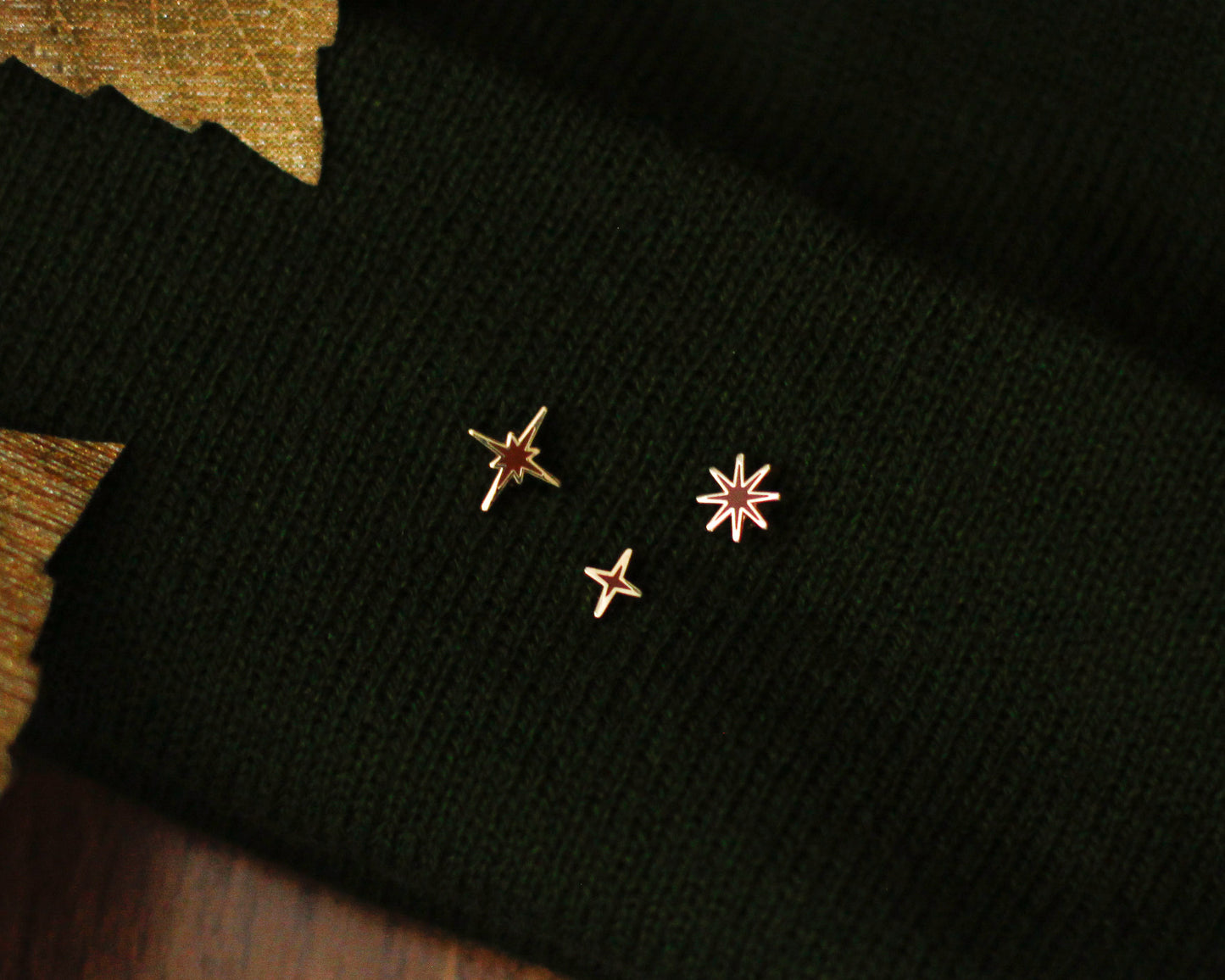 Sparkles Mini Pin Set - HARVEST Edition - A Tea Party with Dragons: Midnight Soiree  Gold Hard Enamel Pins