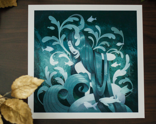 Lady of the Lake Fine Art Print | 8.5x8.5