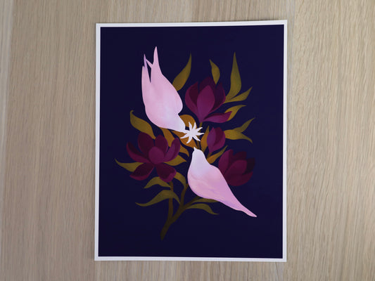 A Sparkly Gift Art Print | Celestial Garden Collection