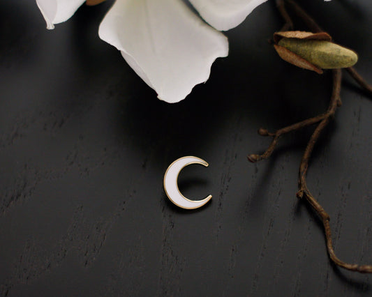 Moon - SUMMER Edition - A Tea Party with Dragons: Midnight Soiree  Gold Hard Enamel Pin