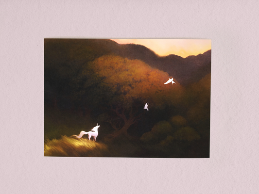 Unicorn Sunset Fine Art Print