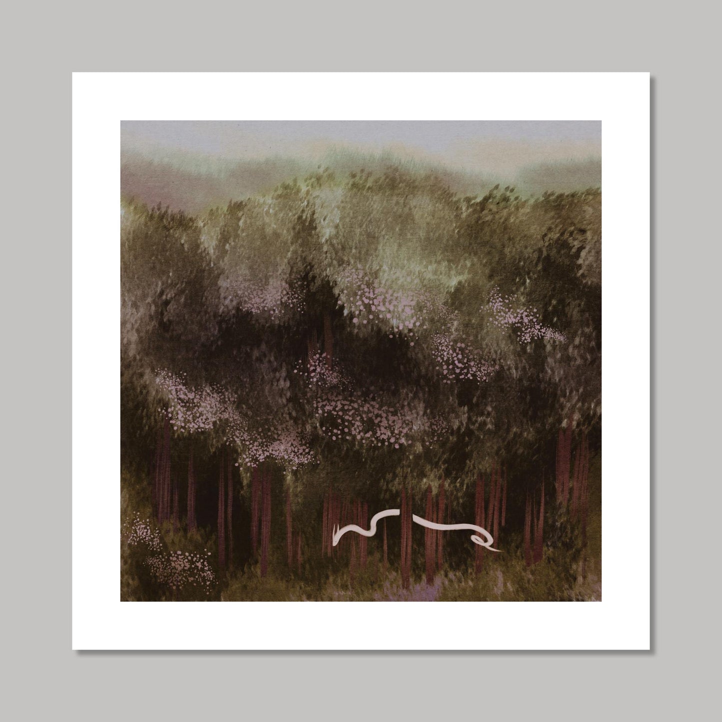 Noodle Dragon Fine Art Print | Archival Digital Painting Art Print