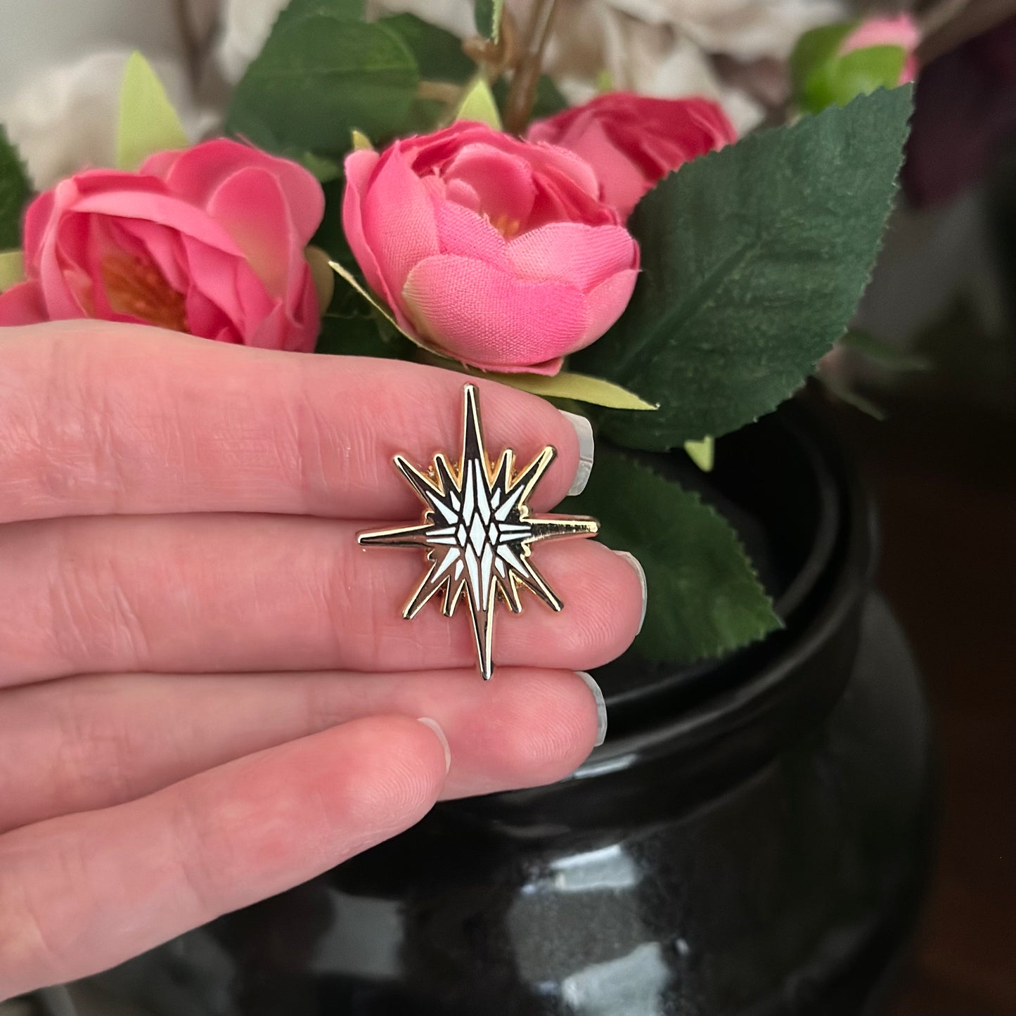 Celestial Garden Gold Hard Enamel Star Mini Pin Set - Magical Fantasy Theme Lapel Pin - Mini Enamel Pin Set - Keely Studios