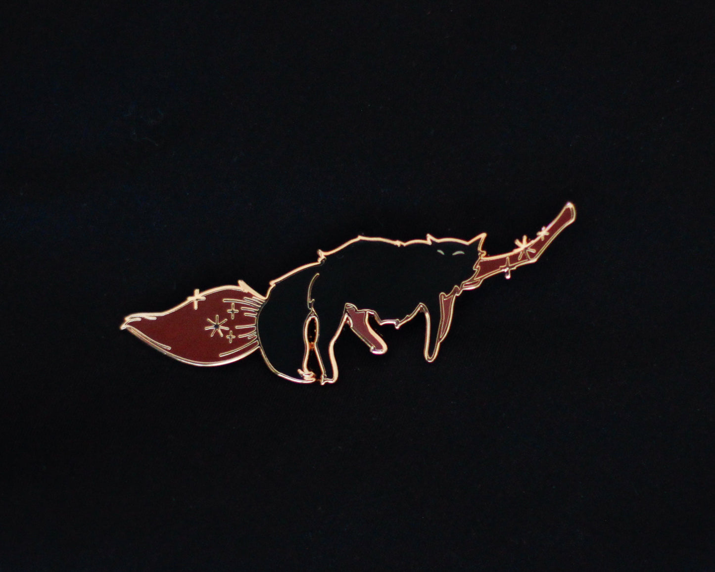 BUNDLE DEAL | Sleepy Cat Familiar Gold Hard Enamel Pin Collection - Magical Fantasy Theme Lapel Pins - Enamel Pins - Keely Studios