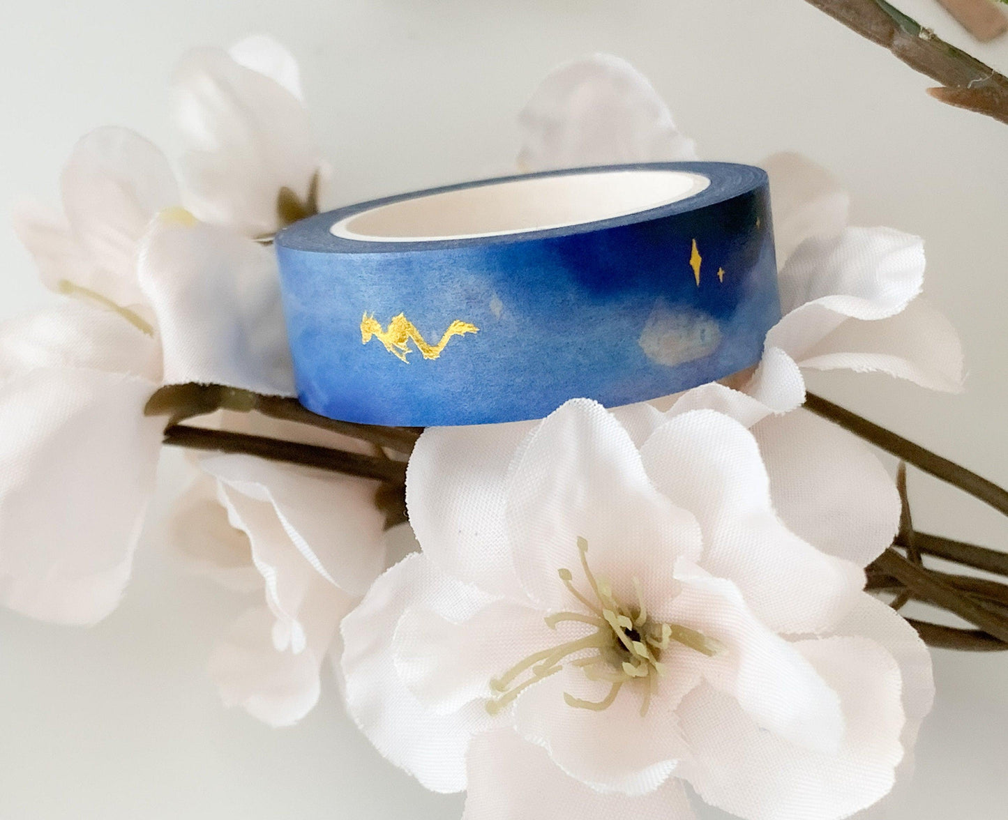 An Ocean of Sky Night Collection Washi Tape - Magical Sky Washi Tape - Sky Art Washi Tape - Fantasy Art Washi Tape - Dragon Washi Tape