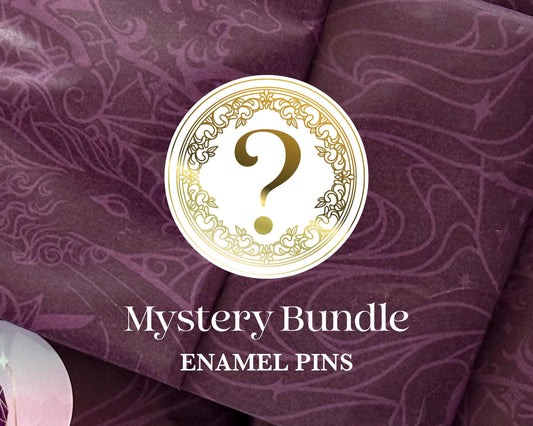 Mystery Bundle - Enamel Pins - 5 Enamel Pins per Bag - Keely Studios