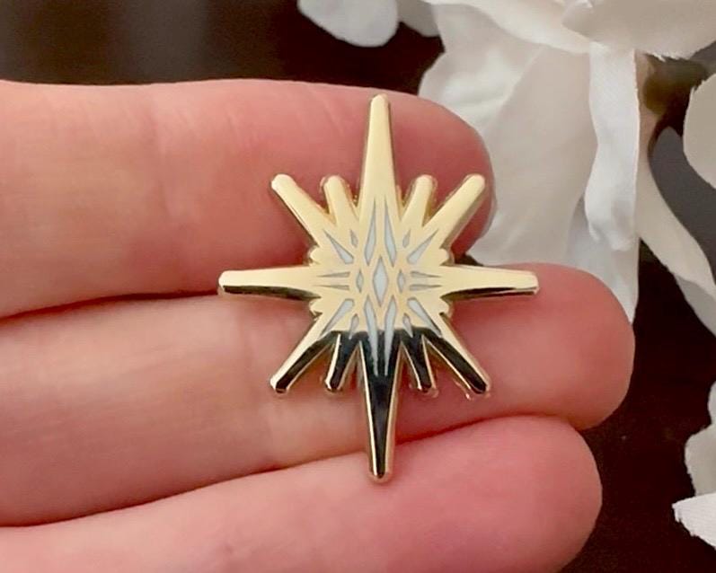 OOPSIE Set | Gold Celestial Garden Stars Mini Pin Set - Hard Enamel Pins - Galaxy Enamel Pin Set