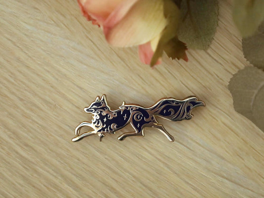 SECONDS | Gold Fox Spirit Hard Enamel Pin - Discontinued Version - Celestial Garden Collection