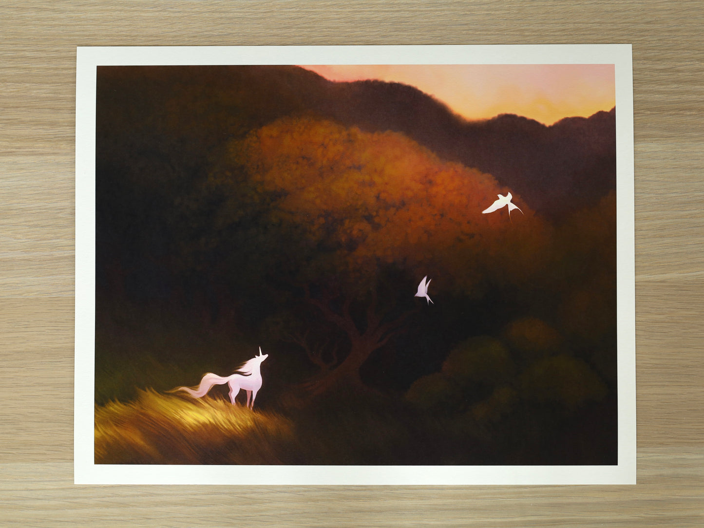 Unicorn Sunset Fine Art Print